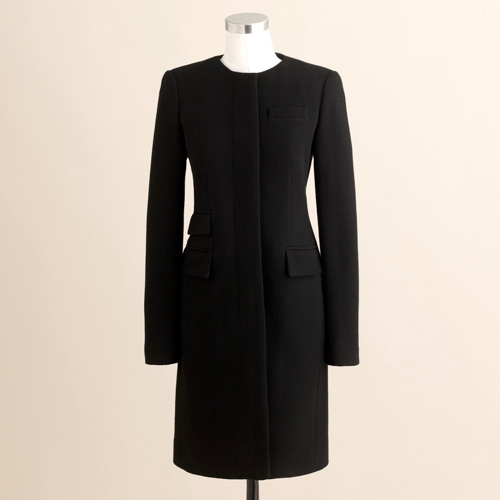 J. Crew Wool Double Cloth Coat Quiet Luxury